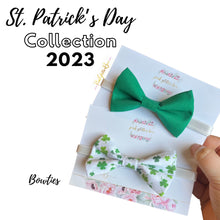 Load image into Gallery viewer, St. Patrick’s Day Bow ties
