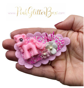 Pretty pastel pony clips