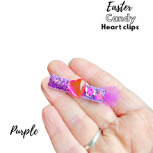 Load image into Gallery viewer, Easter candy heart clips
