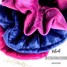 Load image into Gallery viewer, Velvet scrunchie collection

