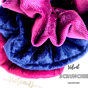 Velvet scrunchie collection