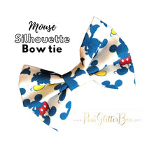 Load image into Gallery viewer, Mouse silhouette bow tie
