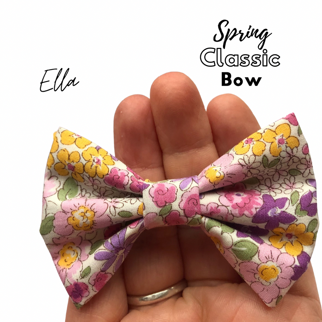 Spring classic hair bow - Ella