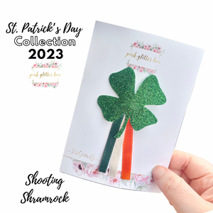 Shamrock ribbon clip