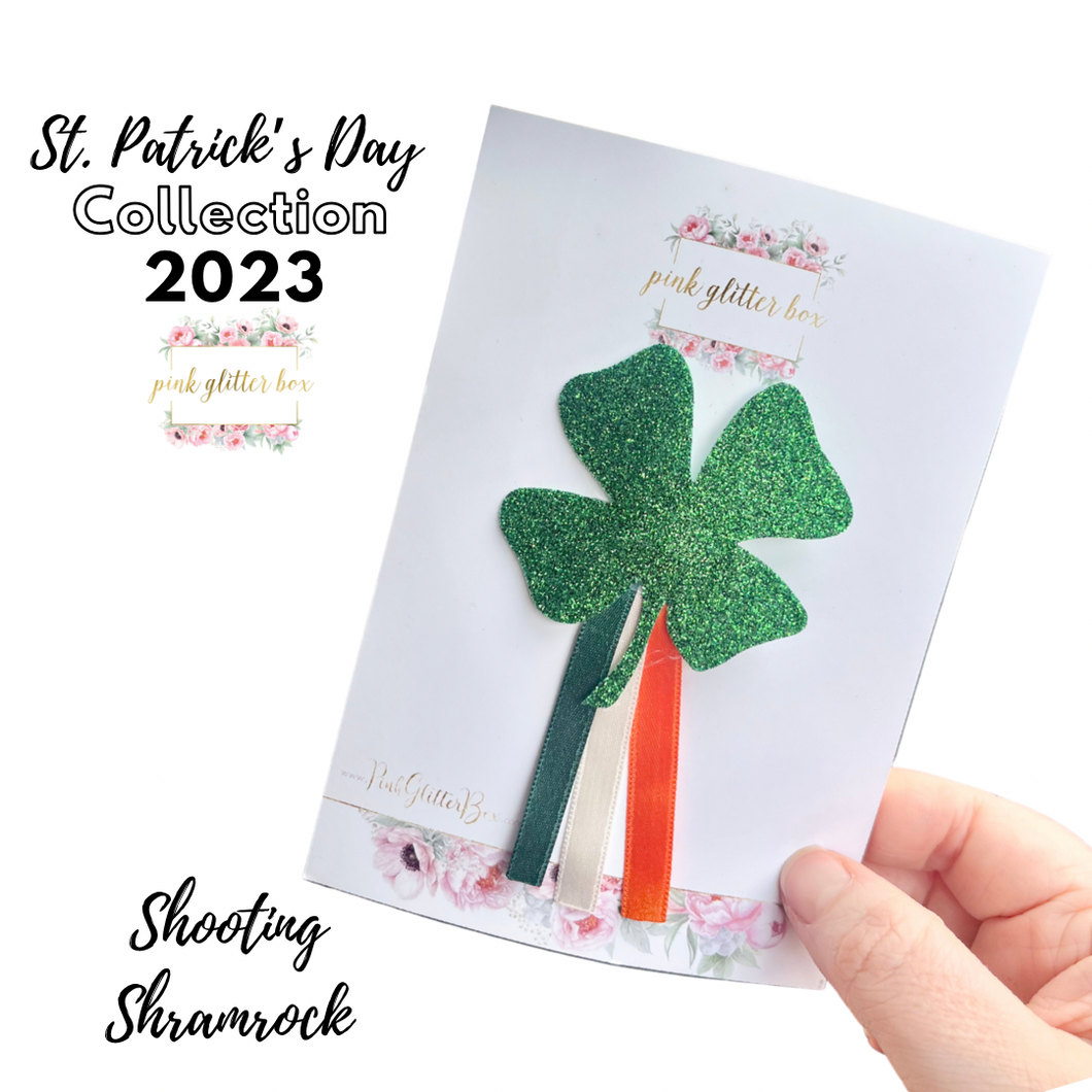 Shamrock ribbon clip