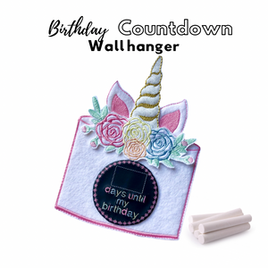 Birthday countdown wallhanger