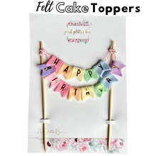 Load image into Gallery viewer, Birthday Cake Banner - Happy Birthday
