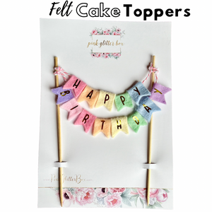 Birthday Cake Banner - Happy Birthday