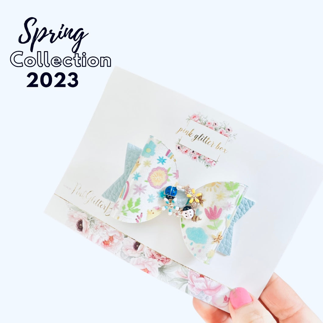 Spring transparent bow