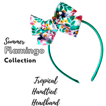 Load image into Gallery viewer, Summer Tropical Hand tied Headband
