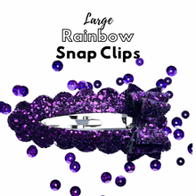 Load image into Gallery viewer, Summer Large Rainbow snap clips
