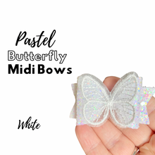 Load image into Gallery viewer, Summer Pastel Butterfly Midi bows
