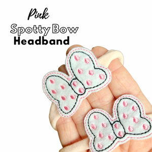 Pink Bow headband