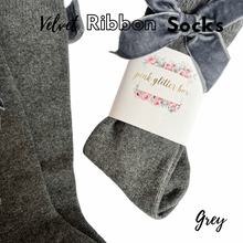 Load image into Gallery viewer, Velvet ribbon socks
