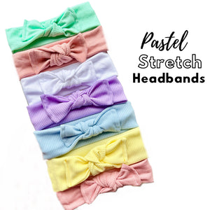 Summer Pastel Stretch Headbands