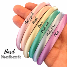 Load image into Gallery viewer, Pastel hard hairbands
