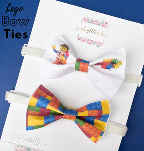 Lego block bow tie