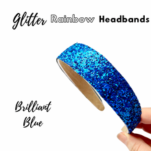 Load image into Gallery viewer, Summer Glitter Rainbow Headbands
