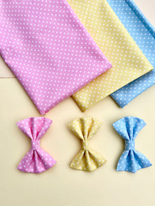 Mini Spring Dotty Bows on Headbands