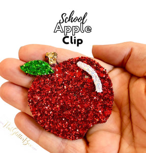 School apple clip