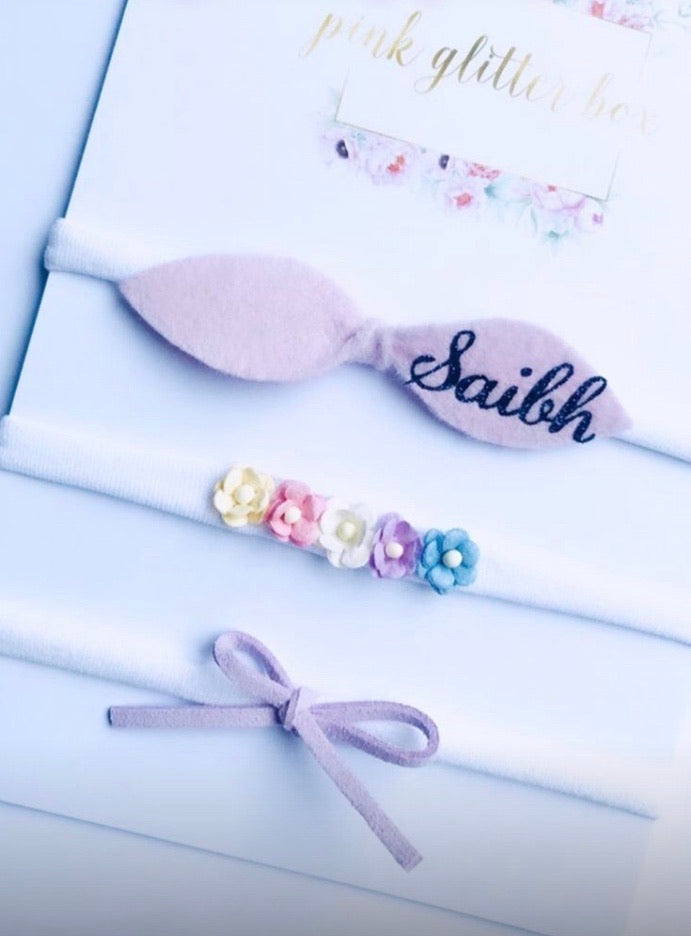 Personalised headband gift box