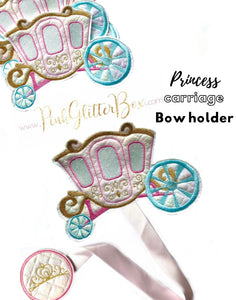 Princess carriage bow holder