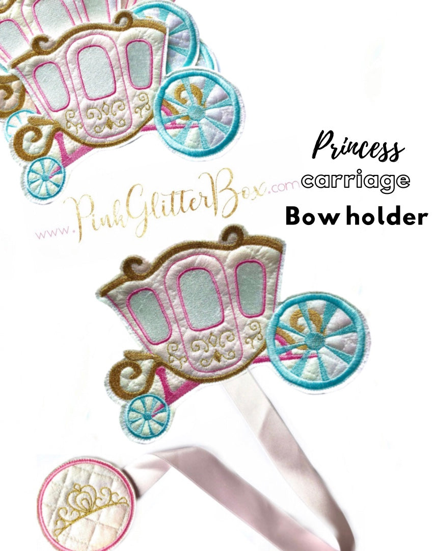 Princess carriage bow holder