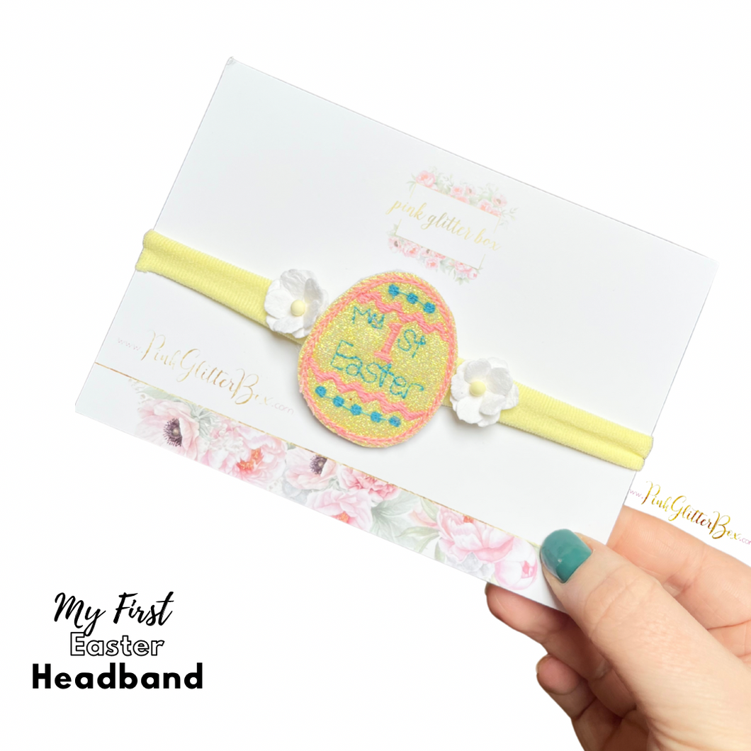 My first Easter headband