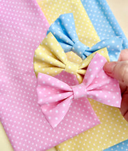 Load image into Gallery viewer, Mini Spring Dotty Bows on Headbands
