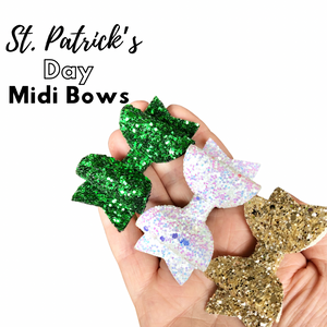 St. Patrick’s Day midi bows