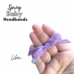 Spring baby headbands