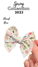Load image into Gallery viewer, Spring Poppy Bow - floral
