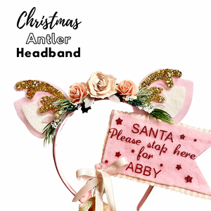 antler hair band