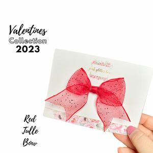 Valentine’s tulle sailor bow