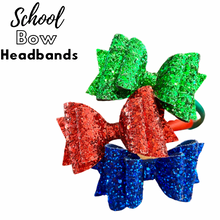 Load image into Gallery viewer, School bow headbands
