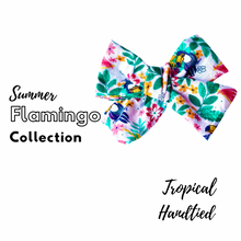 Load image into Gallery viewer, Summer Tropical Hand tied bow
